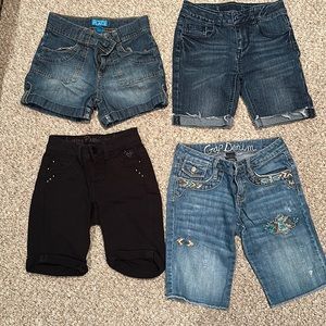 Girls size 8 jeans shorts